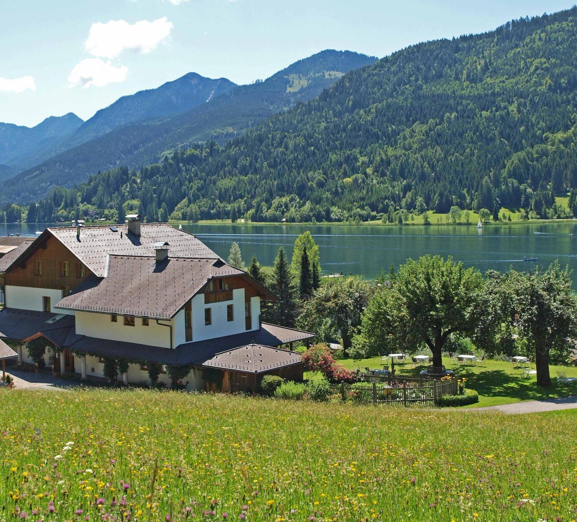 Ferienhof Obergasser Und Bergblick Weissensee Kültér fotó