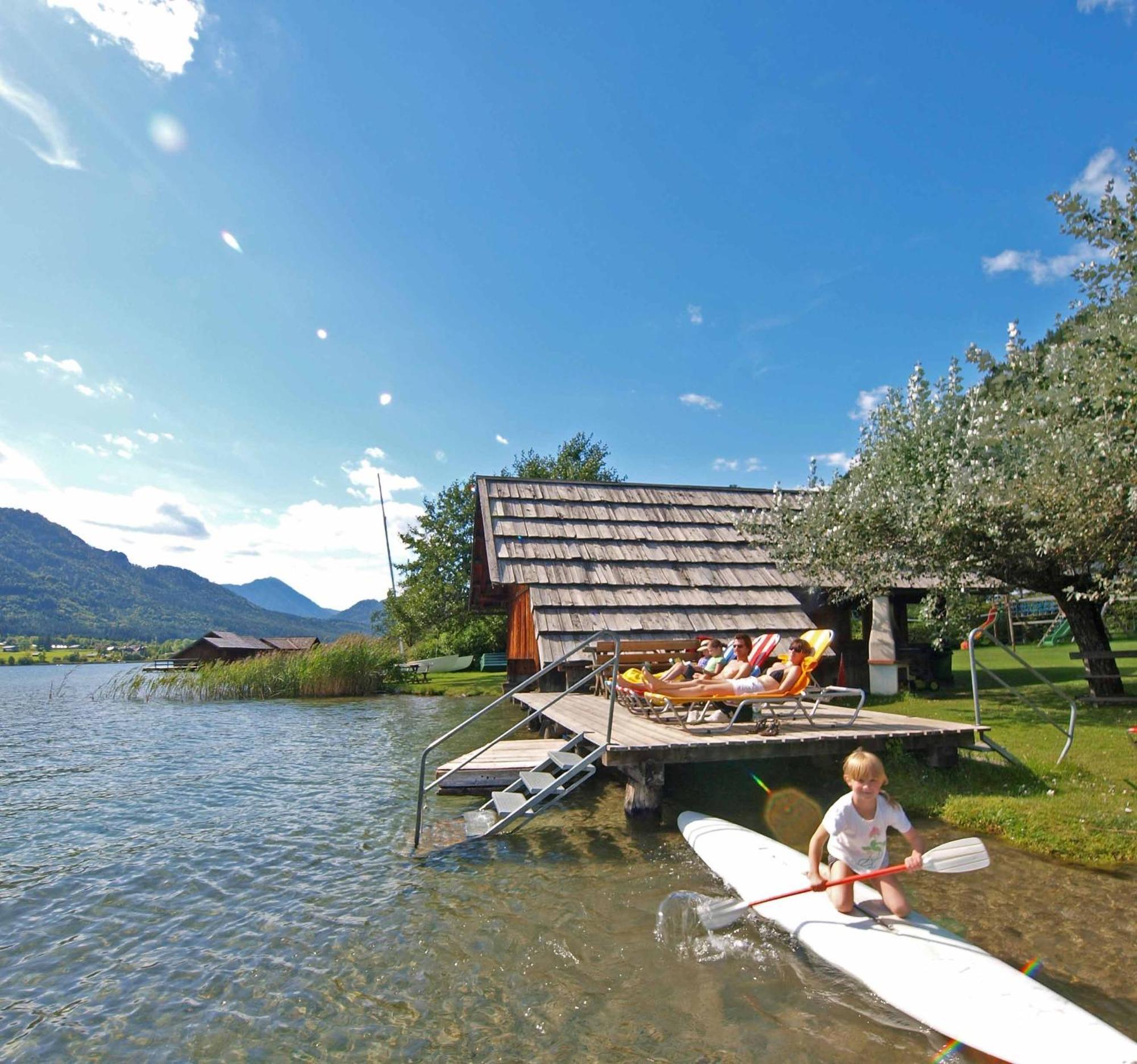 Ferienhof Obergasser Und Bergblick Weissensee Kültér fotó