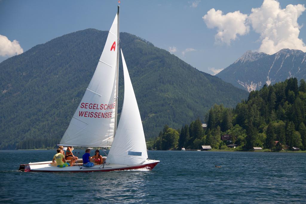 Ferienhof Obergasser Und Bergblick Weissensee Kültér fotó